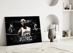Lebron James Glass Wall Art - LUXARTDECO