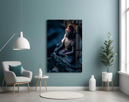 Buddha Glass Wall Art - LUXARTDECO