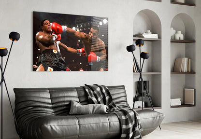 Mike Tyson Glass Wall Art - LUXARTDECO