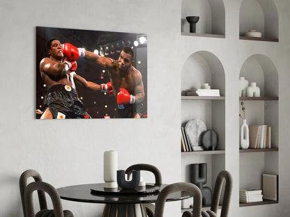 Mike Tyson Glass Wall Art - LUXARTDECO