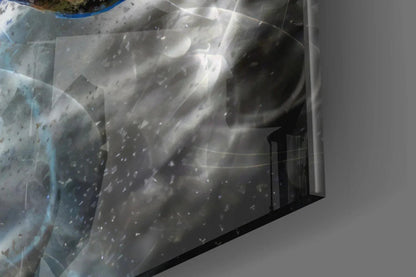 Cam Newton Glass Wall Art - LUXARTDECO