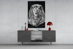 Lion Glass Wall Art - LUXARTDECO