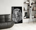 Lion Glass Wall Art - LUXARTDECO