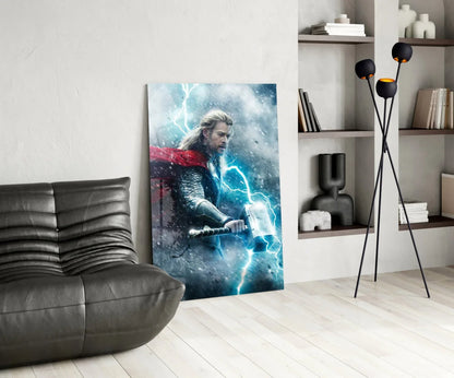 Thor Glass Wall Art - LUXARTDECO