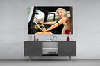 Marilyn Monroe Glass Wall Art