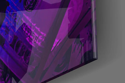 Money Cash Glass Wall Art - LUXARTDECO
