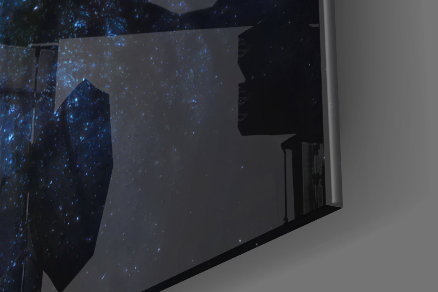 Never Stop Glass Wall Art