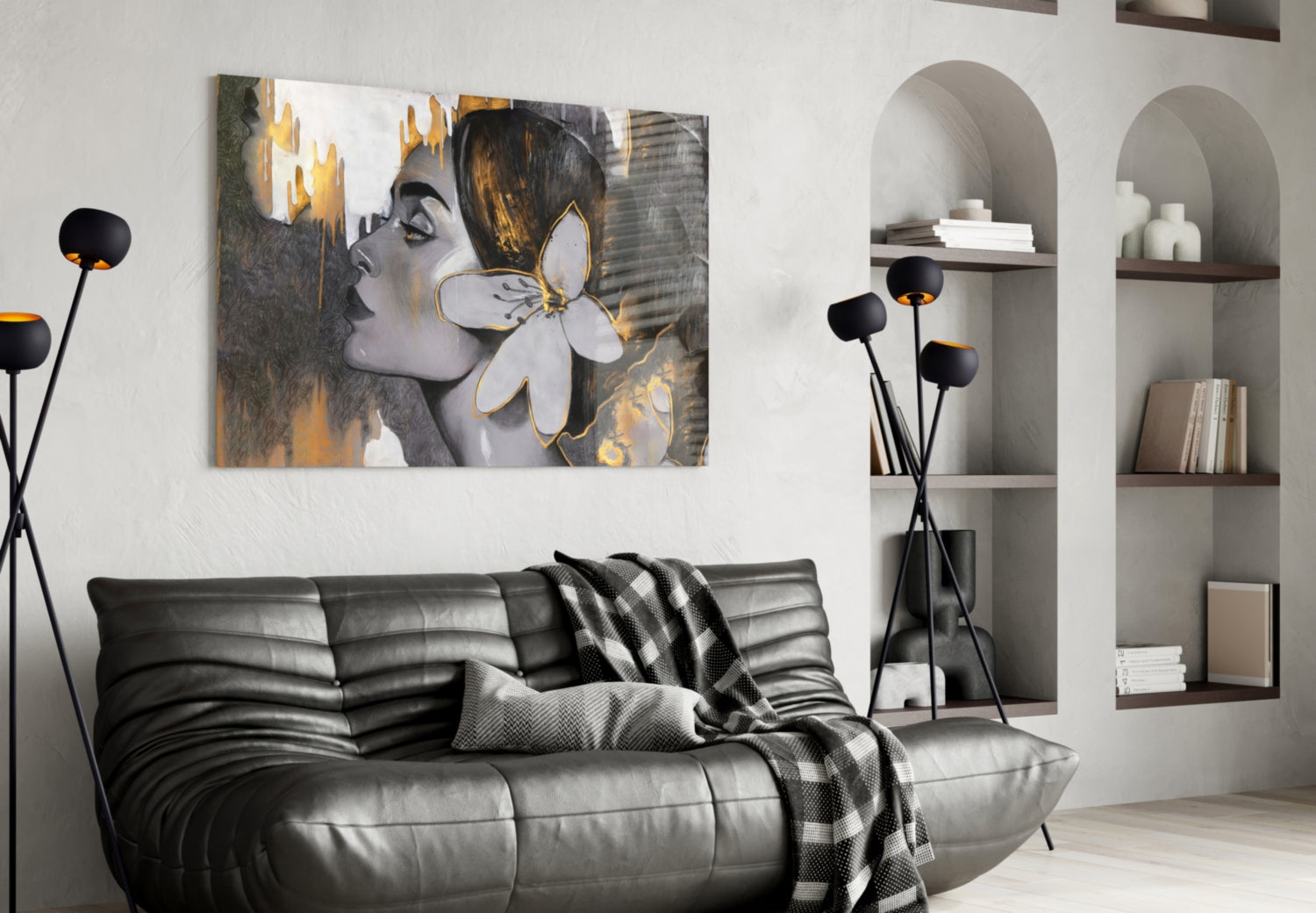 Gipsy Beauty Glass Wall Art