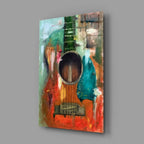Guitar Glass Wall Art - LUXARTDECO