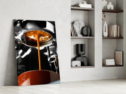 Coffee Glass Wall Art - LUXARTDECO