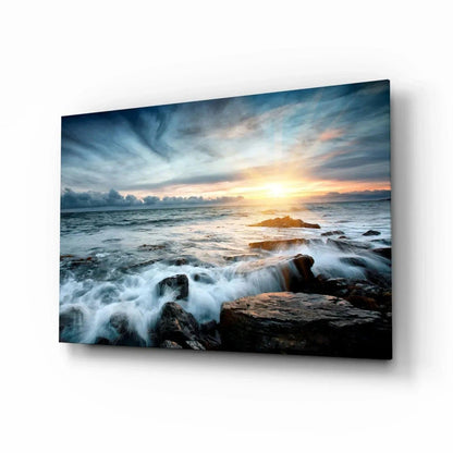 Sunset Glass Wall Art - LUXARTDECO
