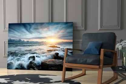 Sunset Glass Wall Art - LUXARTDECO