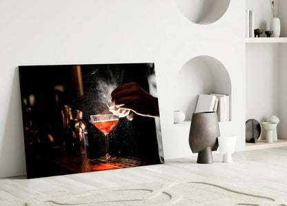 Cocktail Glass Wall Art - LUXARTDECO