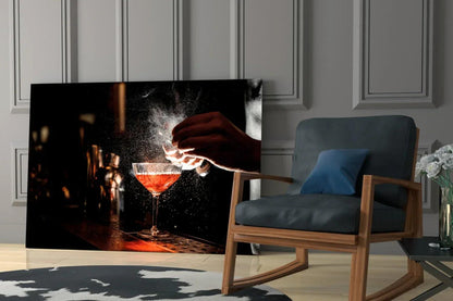 Cocktail Glass Wall Art - LUXARTDECO