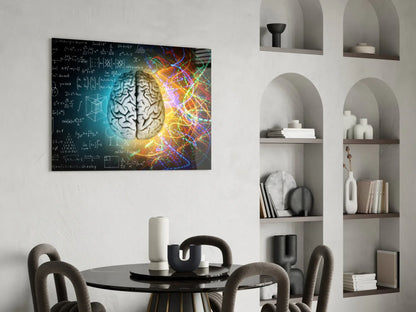 Brain Glass Wall Art - LUXARTDECO