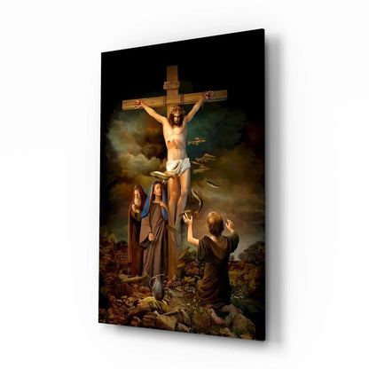 Jesus Glass Wall Art - LUXARTDECO