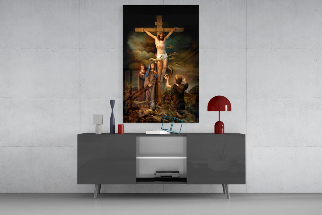 Jesus Glass Wall Art