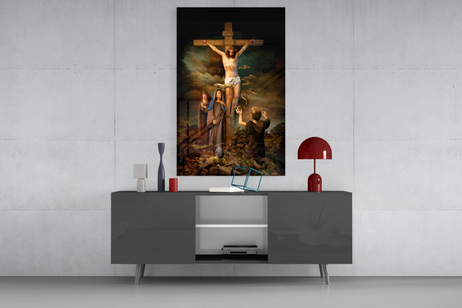 Jesus Glass Wall Art