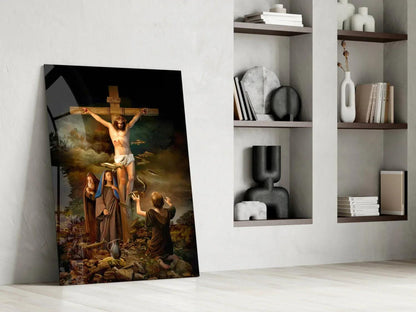 Jesus Glass Wall Art - LUXARTDECO