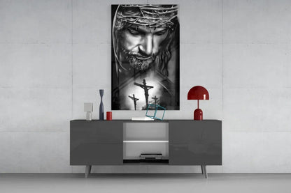 Jesus Glass Wall Art - LUXARTDECO