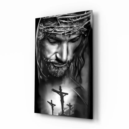 Jesus Glass Wall Art - LUXARTDECO