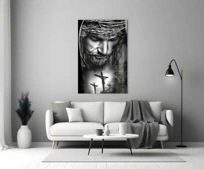 Jesus Glass Wall Art - LUXARTDECO
