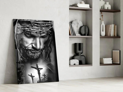 Jesus Glass Wall Art - LUXARTDECO