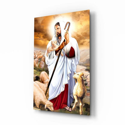 Jesus Glass Wall Art - LUXARTDECO