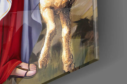 Jesus Glass Wall Art - LUXARTDECO