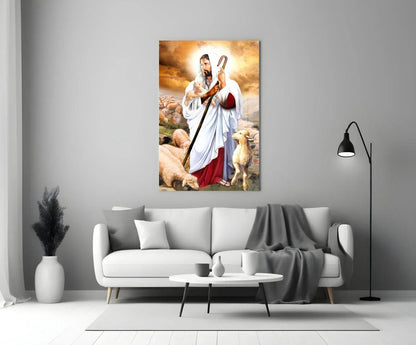 Jesus Glass Wall Art - LUXARTDECO