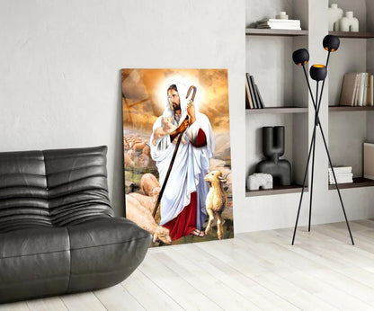 Jesus Glass Wall Art - LUXARTDECO