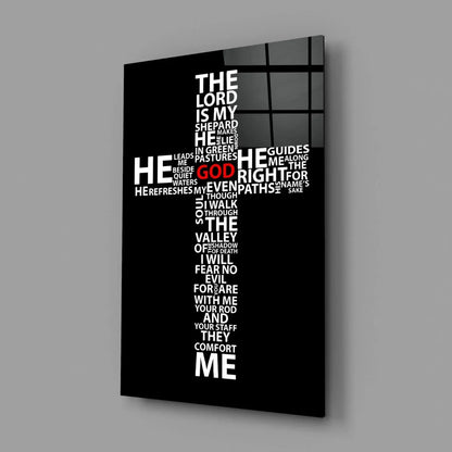 Cross Glass Wall Art - LUXARTDECO