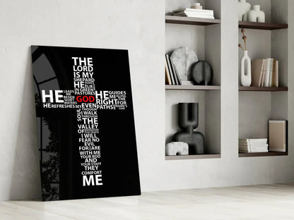 Cross Glass Wall Art - LUXARTDECO