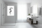 Woman Silhouette Glass Wall Art - LUXARTDECO