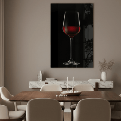 Wine Quadro in Vetro Temperato