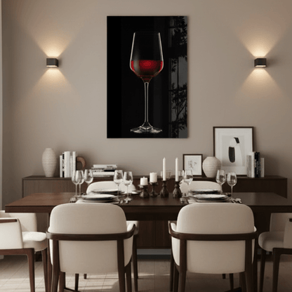Wine Quadro in Vetro Temperato