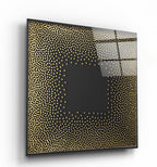 Black and Gold Glass Wall Art