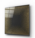 Black and Gold Glass Wall Art