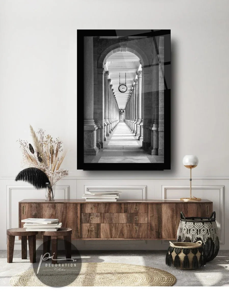 Column Glass Wall Art - LUXARTDECO