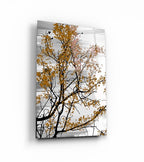 Ensemble de deux tableaux muraux en verre Arbre et Lune