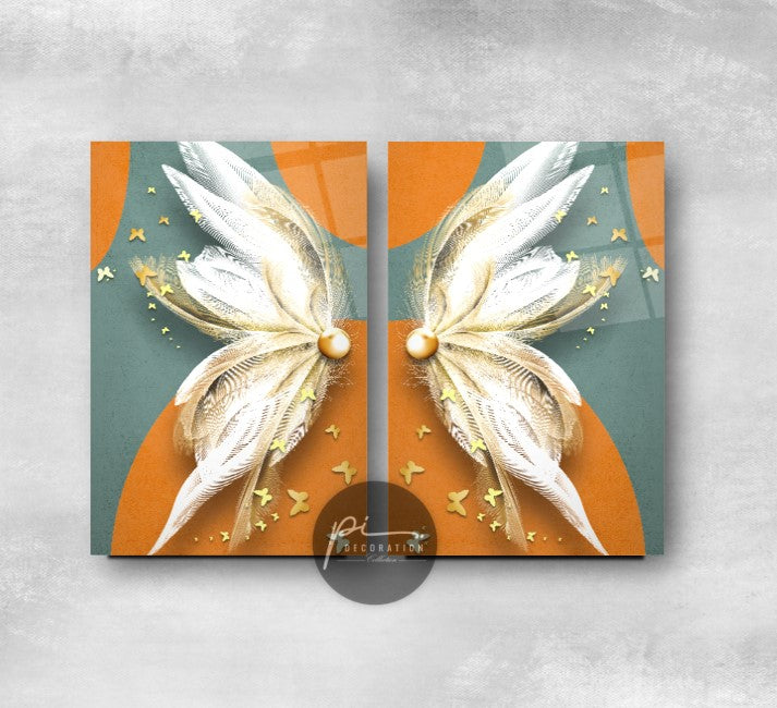 Butterfly Glass Wall Art
