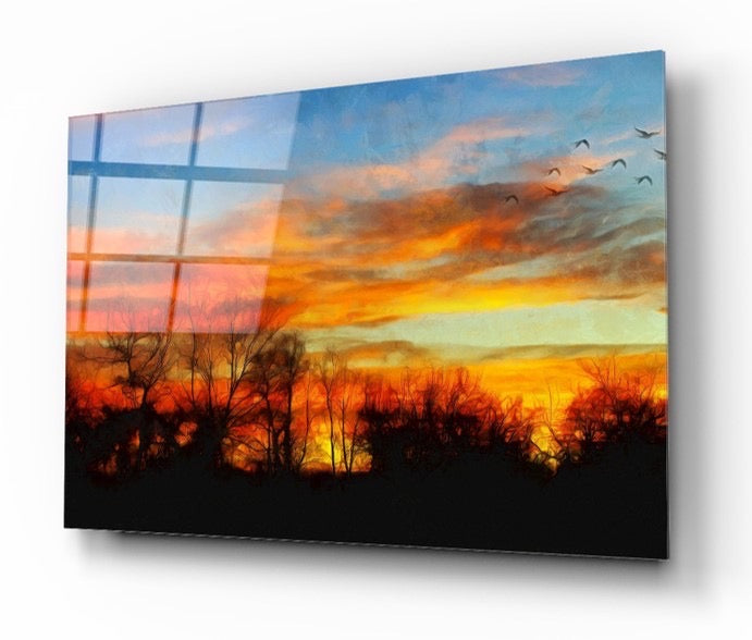Tableau en verre trempé