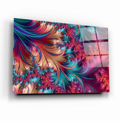 Abstract Multicolor Glass Wall Art - LUXARTDECO