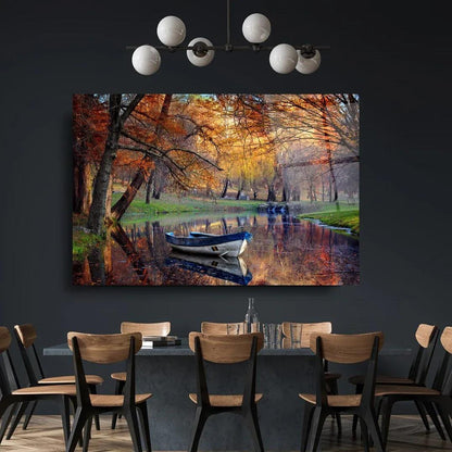 Lake Glass Wall Art - LUXARTDECO