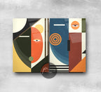 Abstract Glass Wall Art