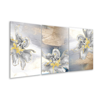 Fiori Astratti Quadro in vetro temperato
