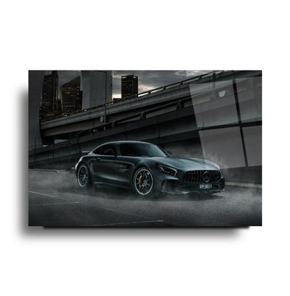 Mercedes-AMG GT R Glass Wall Art