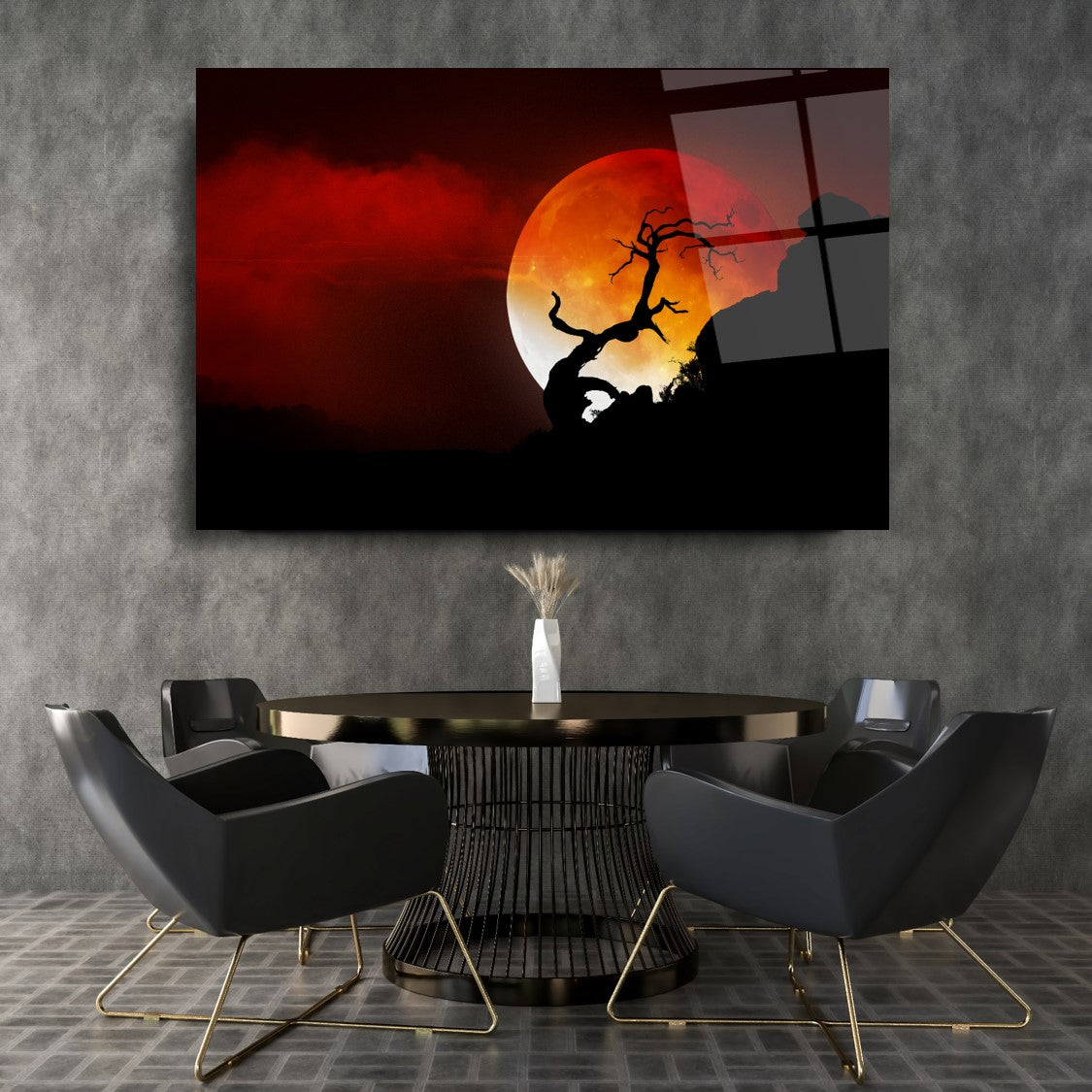 Tableau en verre trempé