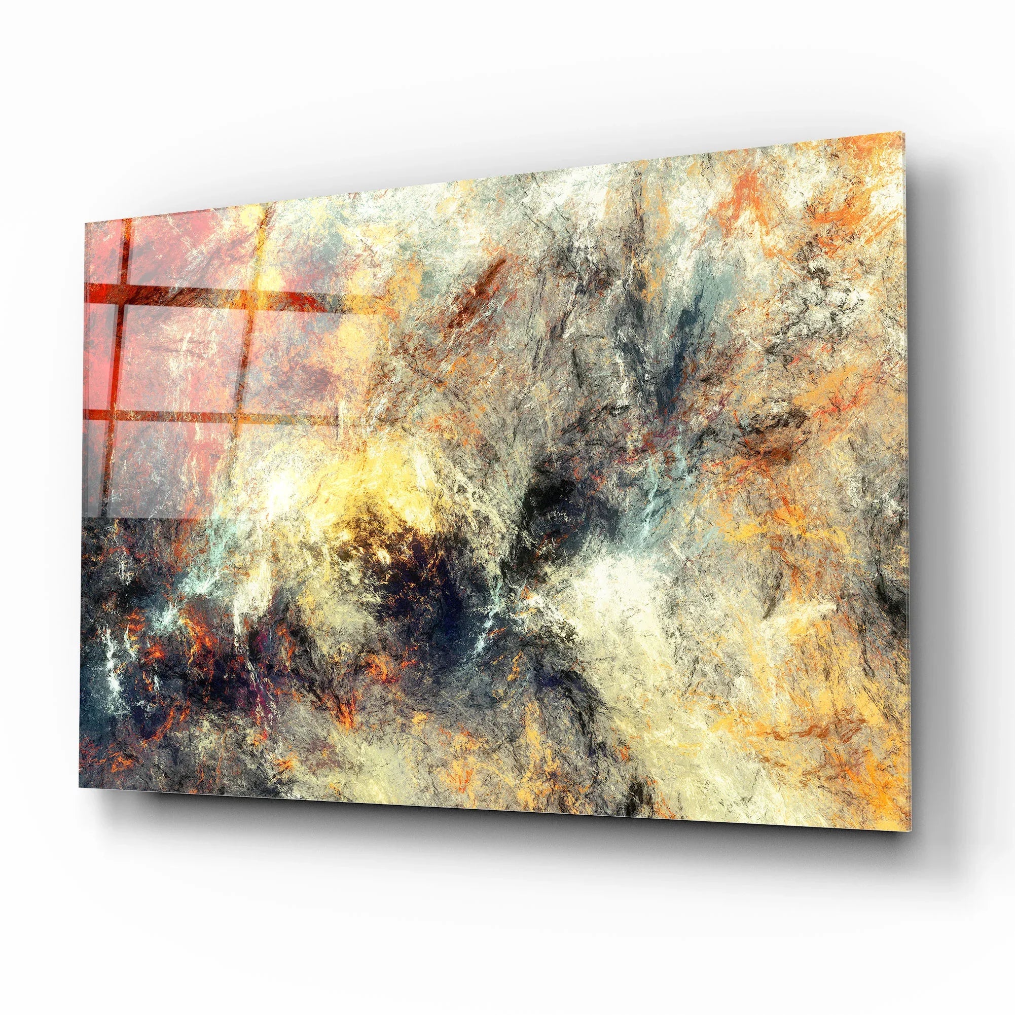 Abstract Colorful Glass Wall Art - LUXARTDECO