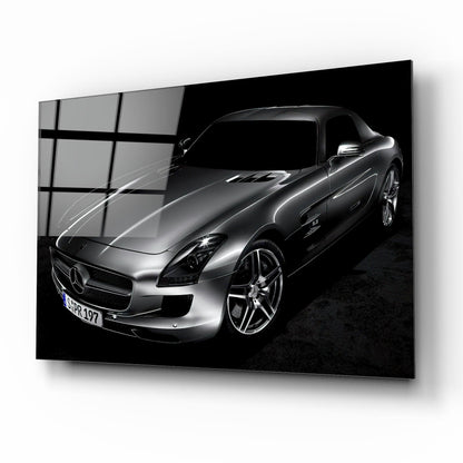 Mercedes-Benz SLS AMG Tableau en Verre Trempé